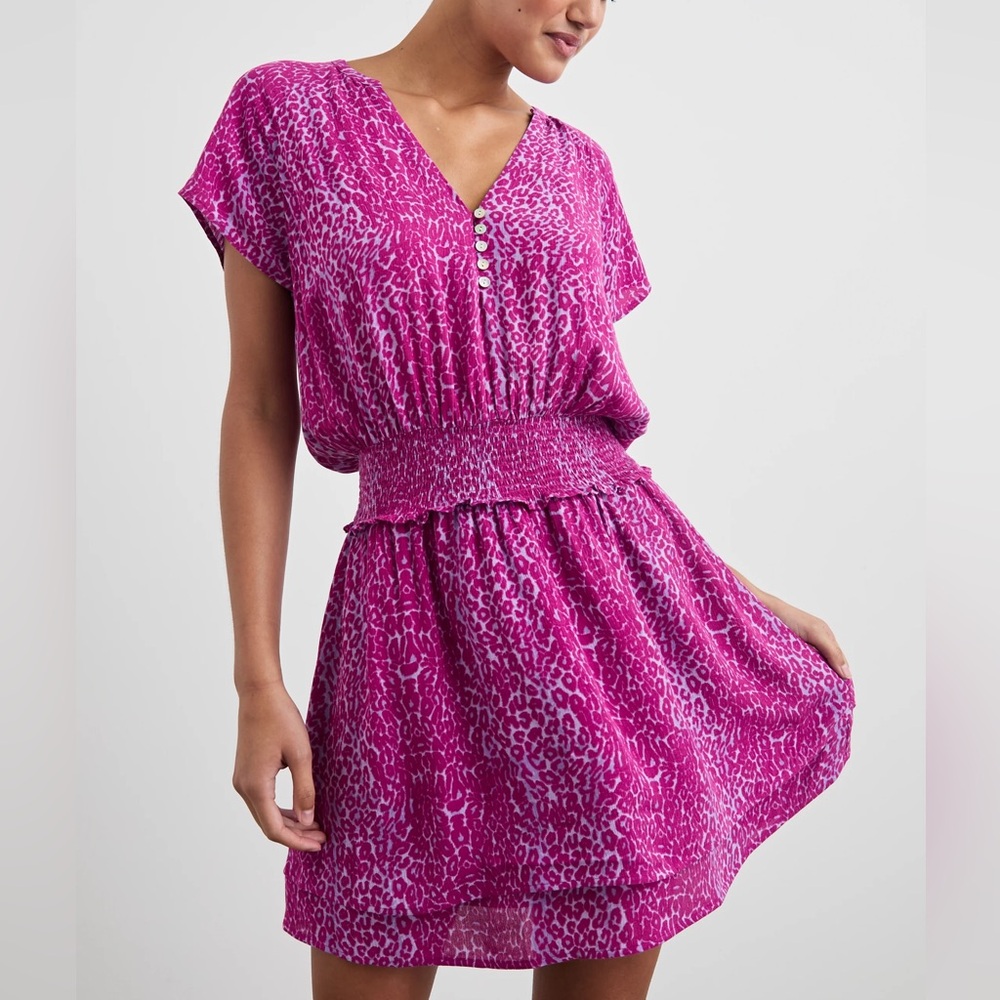 Rails Pink Leopard Dress